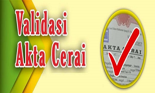 Validasi Akta Cerai