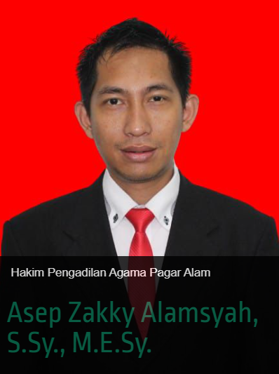 Asep Zakky Alamsyah, S.Sy., M.E.Sy.